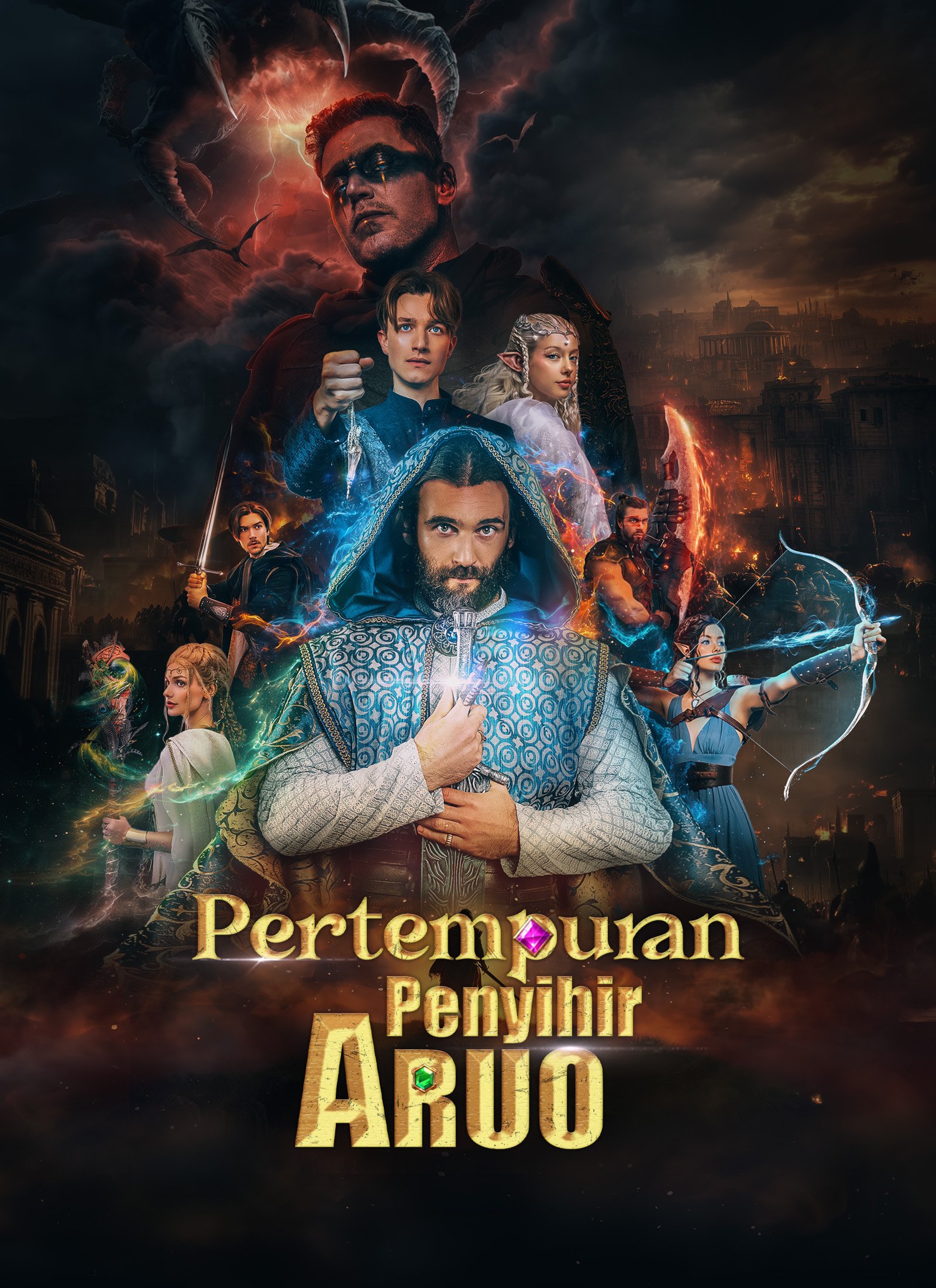 Pertempuran Penyihir Aruo Pertempuran Penyihir Aruo Chinese drama poster - ShortMax